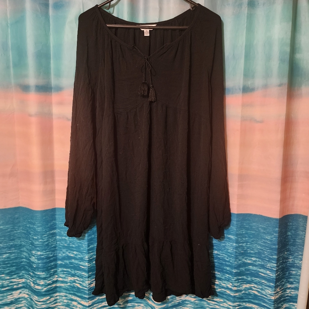 Black Flowy Dress